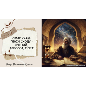 Презентація: «Омар Хаям — геній Сходу: вчений, філософ, поет» (зарубіжна література, 8 клас, НУШ, ВАУ-урок)
