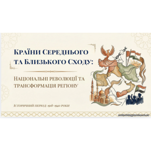 Презентація: «Країни Середнього та Близького Сходу в 1920—1930-ті роки»