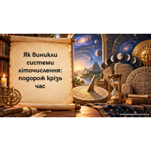 Презентація «Як виникли системи літочислення: подорож крізь час» — історія, 6 клас НУШ