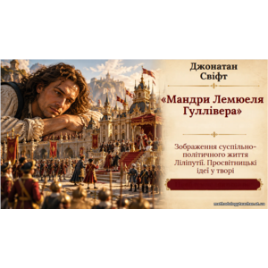 Презентація: «Джонатан Свіфт. “Мандри Лемюеля Гуллівера”. Зображення суспільно-політичного життя Ліліпутії. Просвітницькі ідеї у творі»