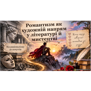Презентація: «Романтизм: від раціоналізму до почуттів» Зарубіжна література, 9 кл.